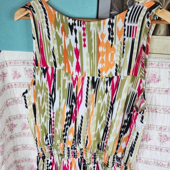 New Look Women's Colorful Sleeveless Casual Dress, Size 2X - Picture 5 of 9